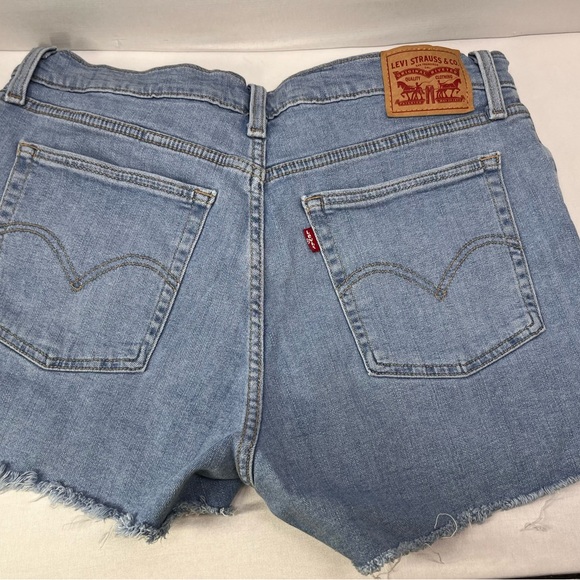 Levi's Light Blue Jean Shorts - Picture 2 of 4